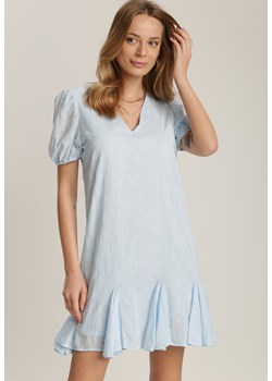 Jasnoniebieska Sukienka Jennirissa ze sklepu Renee odzież w kategorii Sukienki - zdjęcie 157057486