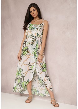 Biało-Zielona Sukienka Sereilena ze sklepu Renee odzież w kategorii Sukienki - zdjęcie 157057556