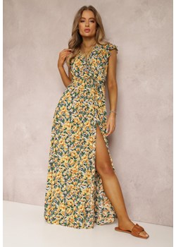 Żółta Sukienka Lamerephis ze sklepu Renee odzież w kategorii Sukienki - zdjęcie 157057777