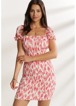 Różowa Sukienka Ariesryna ze sklepu Renee odzież w kategorii Sukienki - zdjęcie 157057827