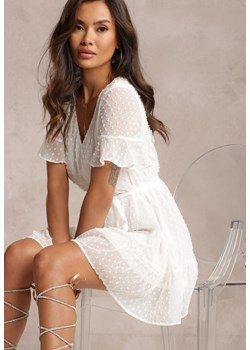 Biała Sukienka Theaniphis ze sklepu Renee odzież w kategorii Sukienki - zdjęcie 157057917