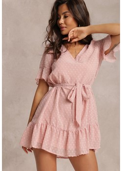Różowa Sukienka Theaniphis ze sklepu Renee odzież w kategorii Sukienki - zdjęcie 157057928