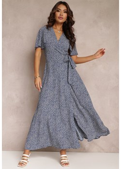 Granatowa Sukienka Alethossia ze sklepu Renee odzież w kategorii Sukienki - zdjęcie 157057987