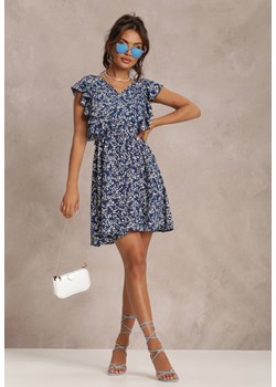 Granatowa Sukienka Elefa ze sklepu Renee odzież w kategorii Sukienki - zdjęcie 157058017