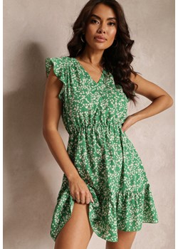Zielona Sukienka Sagisa ze sklepu Renee odzież w kategorii Sukienki - zdjęcie 157058267