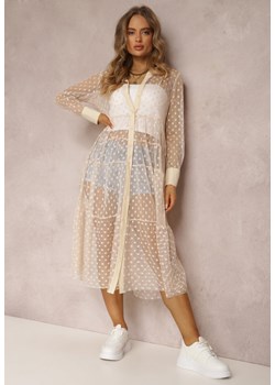 Beżowa Sukienka Faizah ze sklepu Renee odzież w kategorii Sukienki - zdjęcie 157058377