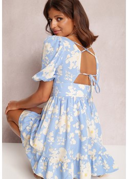 Jasnoniebieska Sukienka Mento ze sklepu Renee odzież w kategorii Sukienki - zdjęcie 157058468