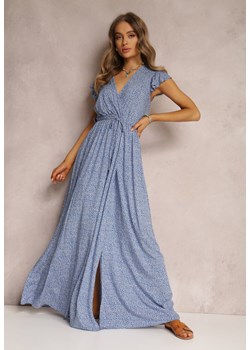 Niebieska Sukienka Karmay ze sklepu Renee odzież w kategorii Sukienki - zdjęcie 157058837
