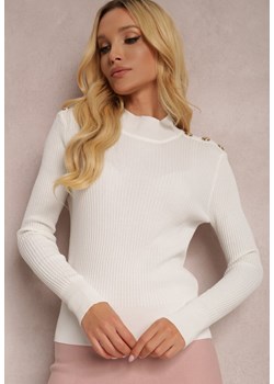 Biały Golf Podial ze sklepu Renee odzież w kategorii Swetry damskie - zdjęcie 157059379