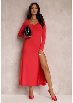 Czerwona Sukienka Polora ze sklepu Renee odzież w kategorii Sukienki - zdjęcie 157060009
