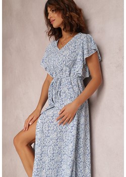 Niebieska Sukienka Thelliopis ze sklepu Renee odzież w kategorii Sukienki - zdjęcie 157060545