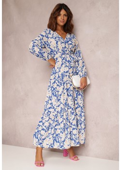 Niebieska Sukienka Chrysice ze sklepu Renee odzież w kategorii Sukienki - zdjęcie 157060696