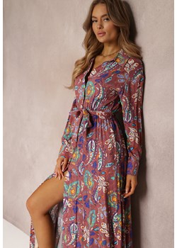 Ciemnoróżowa Sukienka Phellane ze sklepu Renee odzież w kategorii Sukienki - zdjęcie 157060716
