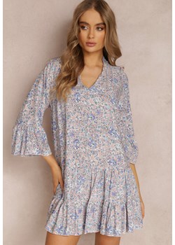Niebieska Sukienka Kharassa ze sklepu Renee odzież w kategorii Sukienki - zdjęcie 157061258