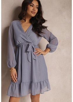 Niebieska Sukienka Iphina ze sklepu Renee odzież w kategorii Sukienki - zdjęcie 157061737