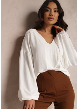 Biała Bluzka Dynenope ze sklepu Renee odzież w kategorii Bluzki damskie - zdjęcie 157061955