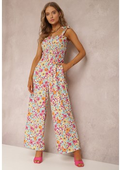 Niebiesko-Różowy Kombinezon Laodena ze sklepu Renee odzież w kategorii Kombinezony damskie - zdjęcie 157062239