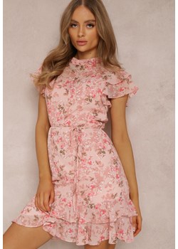 Różowa Sukienka Olima ze sklepu Renee odzież w kategorii Sukienki - zdjęcie 157062599