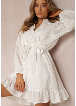 Biała Sukienka Kallia ze sklepu Renee odzież w kategorii Sukienki - zdjęcie 157062609