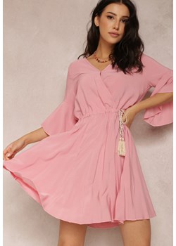 Różowa Sukienka Hypsilea ze sklepu Renee odzież w kategorii Sukienki - zdjęcie 157062675