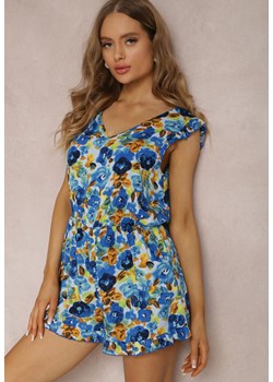 Niebieski Kombinezon Eline ze sklepu Renee odzież w kategorii Kombinezony damskie - zdjęcie 157062729