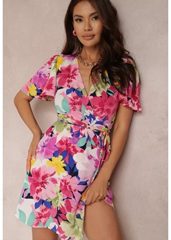 Różowa Sukienka Megaleia ze sklepu Renee odzież w kategorii Sukienki - zdjęcie 157063465