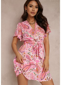 Jasnoróżowa Sukienka Panythia ze sklepu Renee odzież w kategorii Sukienki - zdjęcie 157063618