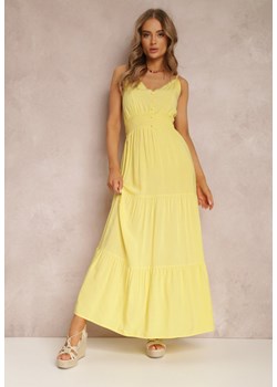 Żółta Sukienka Egithoe ze sklepu Renee odzież w kategorii Sukienki - zdjęcie 157063896