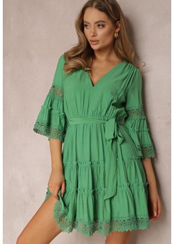 Zielona Sukienka Eudia ze sklepu Renee odzież w kategorii Sukienki - zdjęcie 157064237