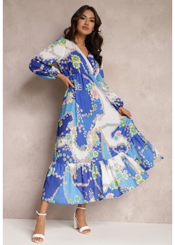 Granatowa Sukienka z Bawełny Argista ze sklepu Renee odzież w kategorii Sukienki - zdjęcie 157064245