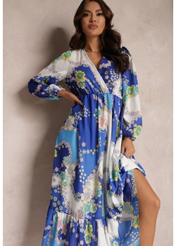 Granatowa Sukienka z Bawełny Argista ze sklepu Renee odzież w kategorii Sukienki - zdjęcie 157064247
