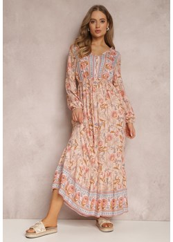 Jasnoróżowa Sukienka Hyrope ze sklepu Renee odzież w kategorii Sukienki - zdjęcie 157064527