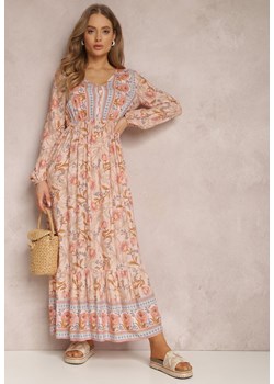 Jasnoróżowa Sukienka Hyrope ze sklepu Renee odzież w kategorii Sukienki - zdjęcie 157064528