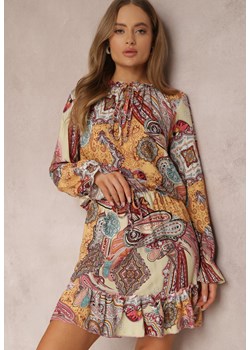 Beżowa Sukienka Appereia ze sklepu Renee odzież w kategorii Sukienki - zdjęcie 157064537