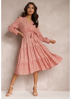 Różowa Sukienka Eunesilea ze sklepu Renee odzież w kategorii Sukienki - zdjęcie 157064547