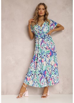 Niebieska Sukienka Damon ze sklepu Renee odzież w kategorii Sukienki - zdjęcie 157065106