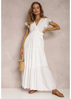Biała Sukienka Tantysus ze sklepu Renee odzież w kategorii Sukienki - zdjęcie 157065256