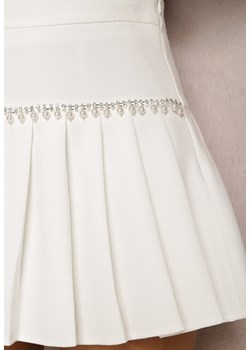 Biała Spódnica Haidene ze sklepu Renee odzież w kategorii Spódnice - zdjęcie 157065939
