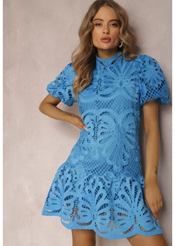 Niebieska Sukienka Amathinna ze sklepu Renee odzież w kategorii Sukienki - zdjęcie 157065988