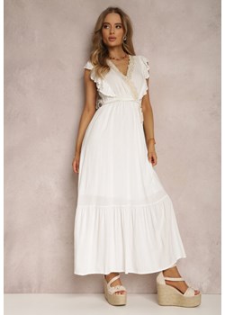 Biała Sukienka Ampanie ze sklepu Renee odzież w kategorii Sukienki - zdjęcie 157066226