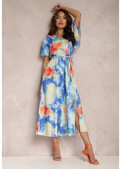 Niebieska Sukienka Rhodassa ze sklepu Renee odzież w kategorii Sukienki - zdjęcie 157066576