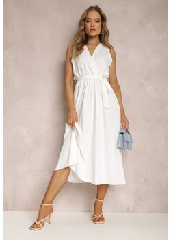 Biała Sukienka Nikora ze sklepu Renee odzież w kategorii Sukienki - zdjęcie 157067257