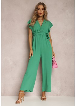 Zielony Kombinezon Haidiolea ze sklepu Renee odzież w kategorii Kombinezony damskie - zdjęcie 157067337