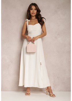 Jasnobeżowa Sukienka Argomeda ze sklepu Renee odzież w kategorii Sukienki - zdjęcie 157067418
