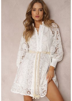 Biała Sukienka Melliopis ze sklepu Renee odzież w kategorii Sukienki - zdjęcie 157067728