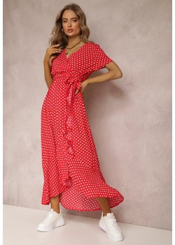 Czerwona Sukienka Boliphise ze sklepu Renee odzież w kategorii Sukienki - zdjęcie 157067898