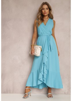 Niebieska Sukienka Parthelaia ze sklepu Renee odzież w kategorii Sukienki - zdjęcie 157068049