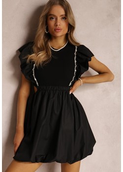 Czarna Sukienka Naeseris ze sklepu Renee odzież w kategorii Sukienki - zdjęcie 157068218