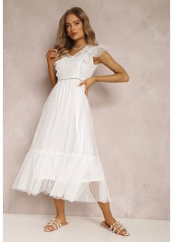 Biała Sukienka Lasthameia ze sklepu Renee odzież w kategorii Sukienki - zdjęcie 157068337