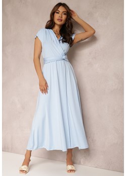Jasnoniebieska Sukienka Kopertowa Appephone ze sklepu Renee odzież w kategorii Sukienki - zdjęcie 157068887